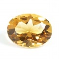 シトリン(黄水晶) ルース 1.37ct, オーバル 【 8月1日の誕生日石・11月の誕生石 】