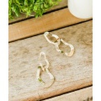 シニュアス ダブルフープ ピアス・イヤリング/各2カラー