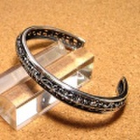 シルバー925 アラベスクバングル 3-055