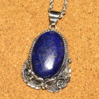 シルバー925 ラピスラズリ ハンドメイドペンダントトップ ST-255