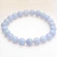 ジェムケリーブルーレースアゲートブレスレット