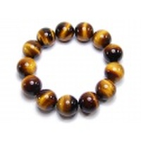 タイガーアイ15mm丸玉ブレスレット