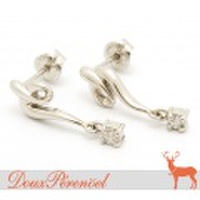 ダイヤモンド ピアス Pt900 D:0.05 D:0.05 [プラチナ]