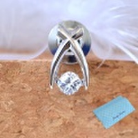 ダンシングストーン クロスフォー ニューヨーク 揺れる　ネクタイピン Jupiter2 NY-T013 y150107