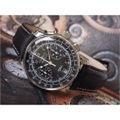 ツェッペリン ZEPPELIN 腕時計 7674-2 100周年記念 クォーツ 42mm レザーベルト