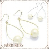 ティア ライン パール ピアス パリスキッズ本店 原宿 pariskid’s 公式 通販 安い josim