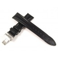 ハミルトン純正ベルト20mm/ロイドクロノ用ブラックカーフベルトH600194101