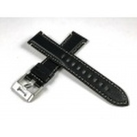 ハミルトン純正ベルト22mm/カーキクロノ・ワールドタイマー用カーフベルトH600767103