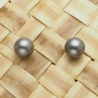 ハワイアンアクセサリー シェルピアスとイヤリング シェルパールブラックポストタイプ