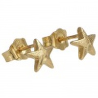 ハワイアンジュエリー / 2色のゴールドカラーから選ぶ14ｋゴールド スターピアス