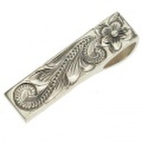 ハワイアンジュエリー ヘヴィーフラットハワイアンスクロール プレート型 ペンダントトップ