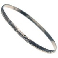 ハワイアンジュエリー 本格オーダーメイドシルバーバングル バレル しっかりした1.75mm厚 4mm　選べるデザインやスタイル