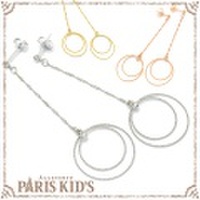 フィーネ サークル ロングチェーン ピアス josim