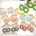 フラット インフィニティ ∞ 無限マーク イヤリング パリスキッズ本店 原宿 pariskid’s 公式 通販 安い colpo
