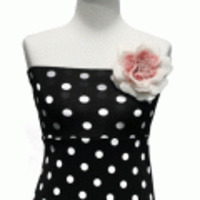 ブランド-Bloomroomsコサージュ◆アメリアローズシルクコサージュ*140ミリ（ピンクリップ付）◆ピンクベージュ