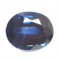 ブルー・サファイヤ ルース(裸石) 0.731ct, オーバル ( ブルーサファイヤ/ブルー・サファイア/コランダム/青玉/鋼玉 ) 【 日本宝石科学協会 】【 送料無料 】