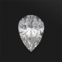 ペアシェイプ 2カラット ダイヤモンドルース 2.220ct Ｇ SI-2 中央宝石鑑定書 （207907）