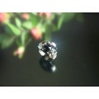 ボリュームリング（星型グレー系スワロフスキー）