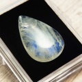 ムーンストーン　AAAA　ルース　タンブル【スリランカ産】【約6.2g】【ペアシェイプカット】天然石｜パワーストーン｜ブルームーンストーン｜ドロップカット｜ペアシェイプ｜カボション｜素材｜タンブル｜e0267