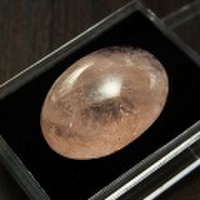 モルガナイト　AAA　ルース　タンブル【ブラジル産】【約12g】【オーバルカット】天然石｜パワーストーン｜ピンクアクアマリン｜べリル｜オーバル｜カボション｜素材｜タンブル｜e0312