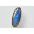 ラブラドライト【26】　天然石ルース・カボション　（29.5×12.5mm）