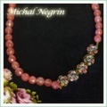 送料無料!!Michal Negrin(ミハエルネグリン) ネックレス ユニークでオシャレな留め具が特徴！クラシカルモチーフ 11363