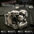 送料無料！シルバーリング スカル ハーレーダビッドソン ジュエリー HARLEY DAVIDSON Sterling silver Ring Skull jewelry (ID trs0119)