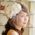大ぶりブライダルヘッドドレス 髪飾りヘアアクセサリー B-201