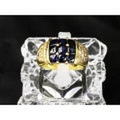 値下げ【K18YG　イエローゴールド】 指輪　リング　サファイア2.21ct　ダイヤモンド0.48ct　 9.8g　12号　レディース　27707-0　ジュエリー　人気