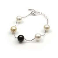 南洋真珠　パールマルチカラーブレスレット　WBB0214