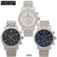 腕時計 リストウォッチ クォーツ クロノグラフ GENIO バロック BAROQUE メンズ