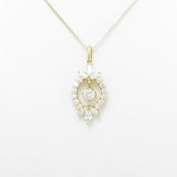 K18YG ダイヤモンドネックレス