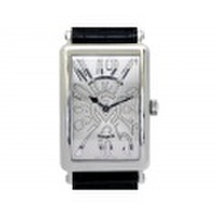 新着価格破壊【FRANCK MULLER フランクミュラー】1002QZ REL FM ロングアイランド SS/革 クォーツ メンズ 9504-0