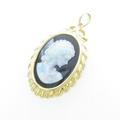 14KYG オパールペンダント