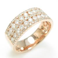 K18PG ダイヤモンドリング