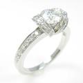 ティファニー リボンリング 0．57ct・F・VS1・EXCELLENT