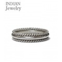 INDIAN JEWELRY ワイヤーワークを施したナバホ族アーティストの作品『NAVAJO SILVER RING』【アメカジ・ネイティブ】IJ-097