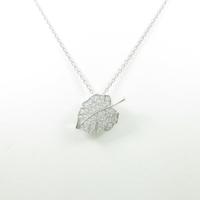 ミキモト リーフ ダイヤモンドネックレス