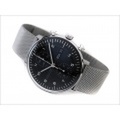 ユンハンス JUNGHANS 腕時計 027/4500.45 機械式自動巻 メッシュメタルベルト クロノスコープ