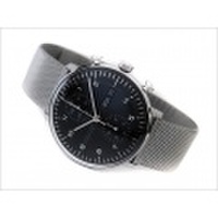 ユンハンス JUNGHANS 腕時計 027/4500.45 機械式自動巻 メッシュメタルベルト クロノスコープ