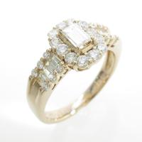 K18PG ダイヤモンドリング