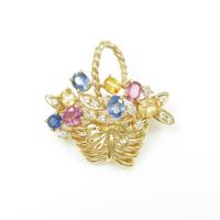 タサキ サファイヤブローチ