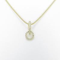 K18YG ダイヤモンドネックレス