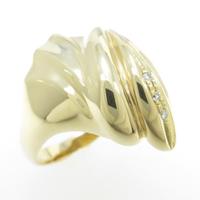 K18YG ダイヤモンドリング