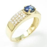 K18YG サファイヤリング