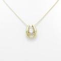 【新品】K18YG ダイヤモンドネックレス 0．223ct・H・SI1・GOOD