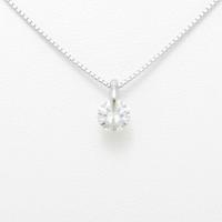 【新品】プラチナダイヤモンドネックレス 0．493ct・H・SI2・GOOD