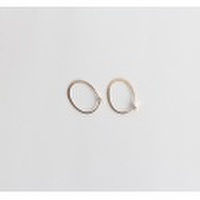 Small Oval Hoops Melissa Joy Manning　by SOURCE