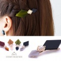 ヘアクリップ　小　ミニヘアクリップ　ヘアピン　パール　くちばしクリップ　ダッカールクリップ　シンプル　デイリー　オフィス　ヘアアクセサリー　上品　ゴールド　ヘアアクセ　大人可愛い　ヘアクリップ　ヘアアクセ　クリップ　ヘアクリップ　上品　スリムクリップ