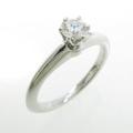 ティファニー クラッシックソリティア リング 0．20ct・I・VVS1・EXT